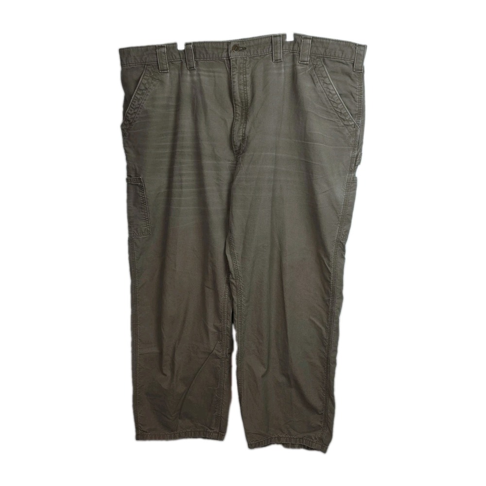 Carhartt Canvas Pants Original Dungaree Fit Men's 48x30 Tan Side Pocket B151-LBR